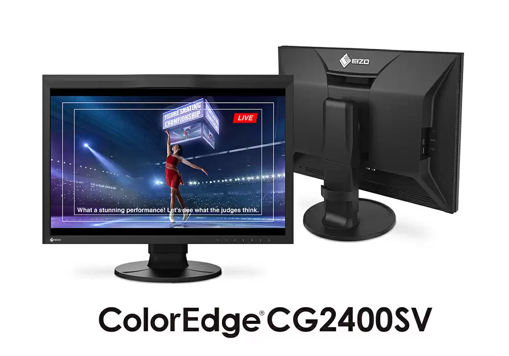艺卓 EIZO 发布色彩管理显示器 ColorEdge CG2400SV:1920×1200,配 SDI 接口