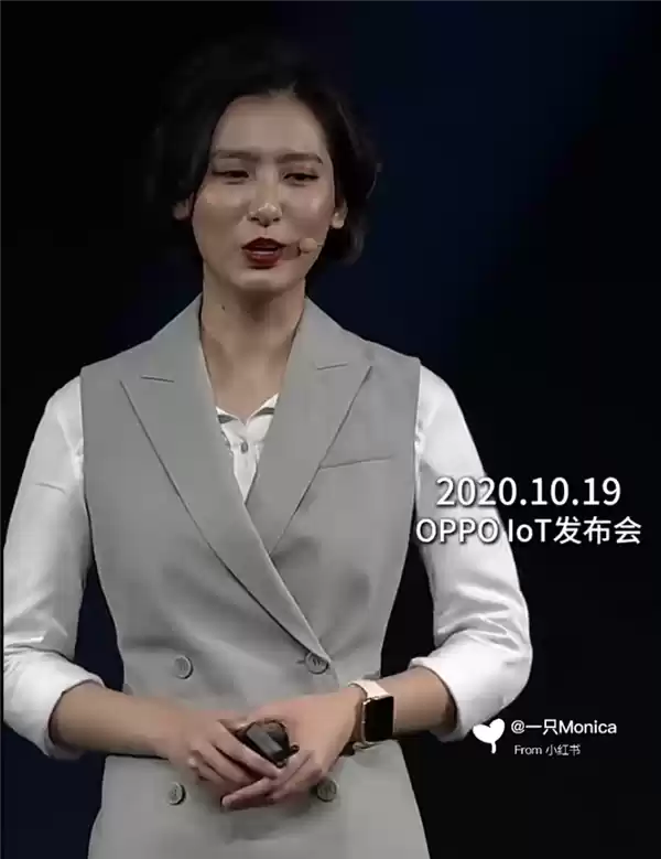 OPPO美女产品经理Monica宣布辞职 曾在发布会上演高跟鞋暴踩新机名场面