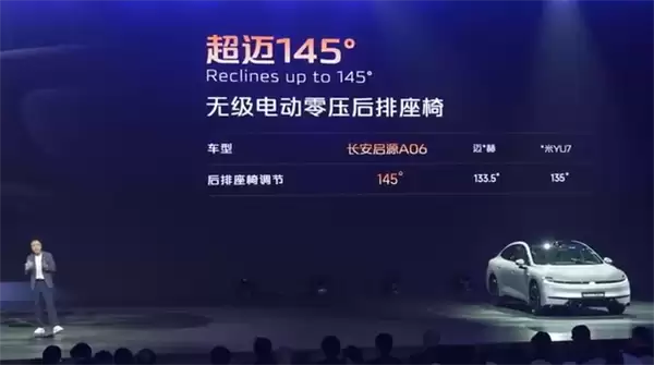 首款SDA天枢架构车型！长安启源A06全球首秀 后排可实现145度舒适躺姿