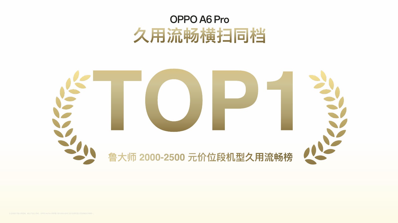 六年久用流畅，新一代耐用战神OPPO A6 Pro 正式发布1799元起！