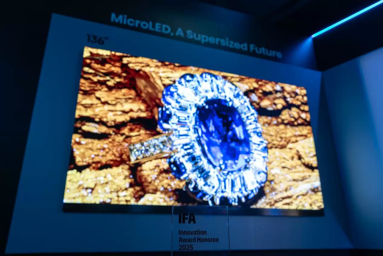 RGB-Mini LED、激光、MicroLED三大技术全球领跑!海信IFA2025狂揽七项大奖