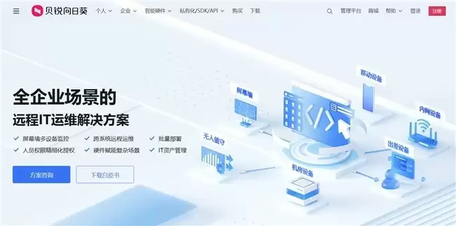 贝锐向日葵屏幕墙：分组同步+权限管控，简化企业远程设备管理