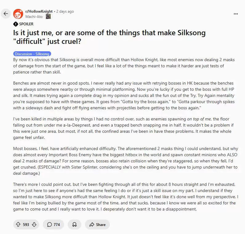 丝之歌Steam国区好评率38%，玩家热议难度设计合理性