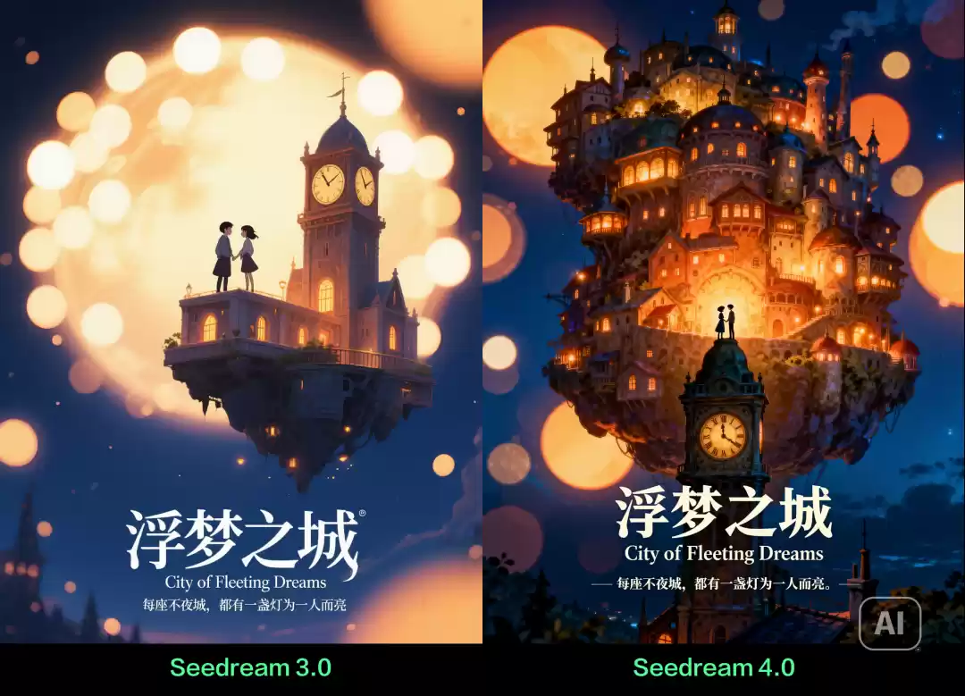 人像图转手办图、渲染文字支持编辑，字节跳动发布 Seedream 4.0 图像创作模型