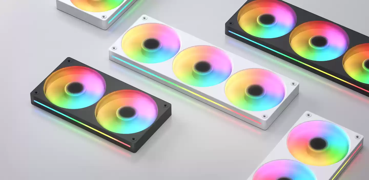 骨伽推出 UNITY 系列单框整合式风扇,规格、配色、风向均提供双选项