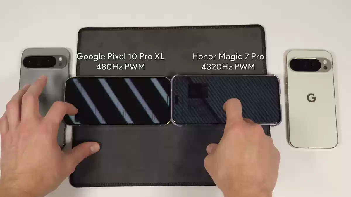 谷歌 Pixel 10 Pro 手机屏幕“不够护眼”，480Hz PWM 调光落后于竞品