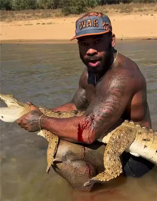 网红徒手抓鳄鱼被痛批“虐待动物”:最多可被罚12.25万元