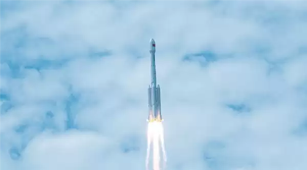 长征七号改运载火箭点火起飞：成功发射遥感四十五号卫星