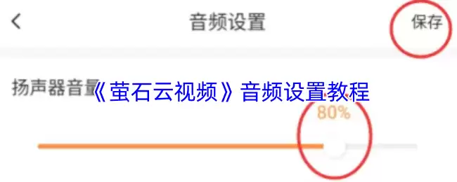 《萤石云视频》音频设置教程