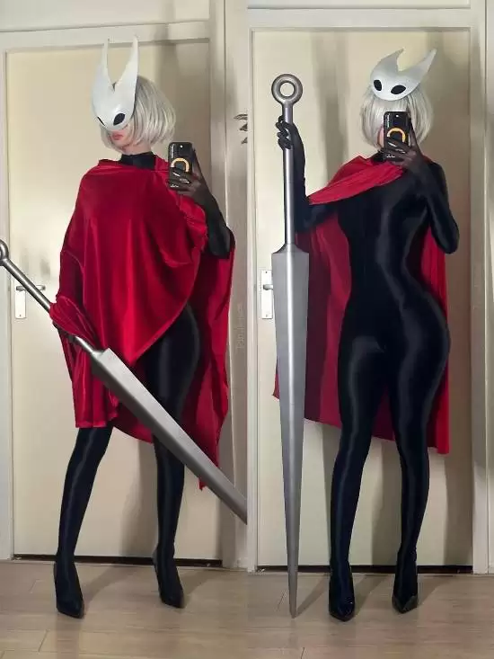 外网博主发布空洞骑士：丝之歌大黄蜂COS视频，风格独特引关注