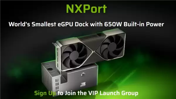 NXPort推出全球最小eGPU扩展坞，便携设计兼顾性能与集成化