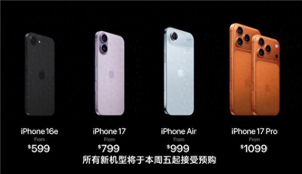 一文看懂iPhone 17  iPhone 16价格滑铁卢果粉抢疯天！