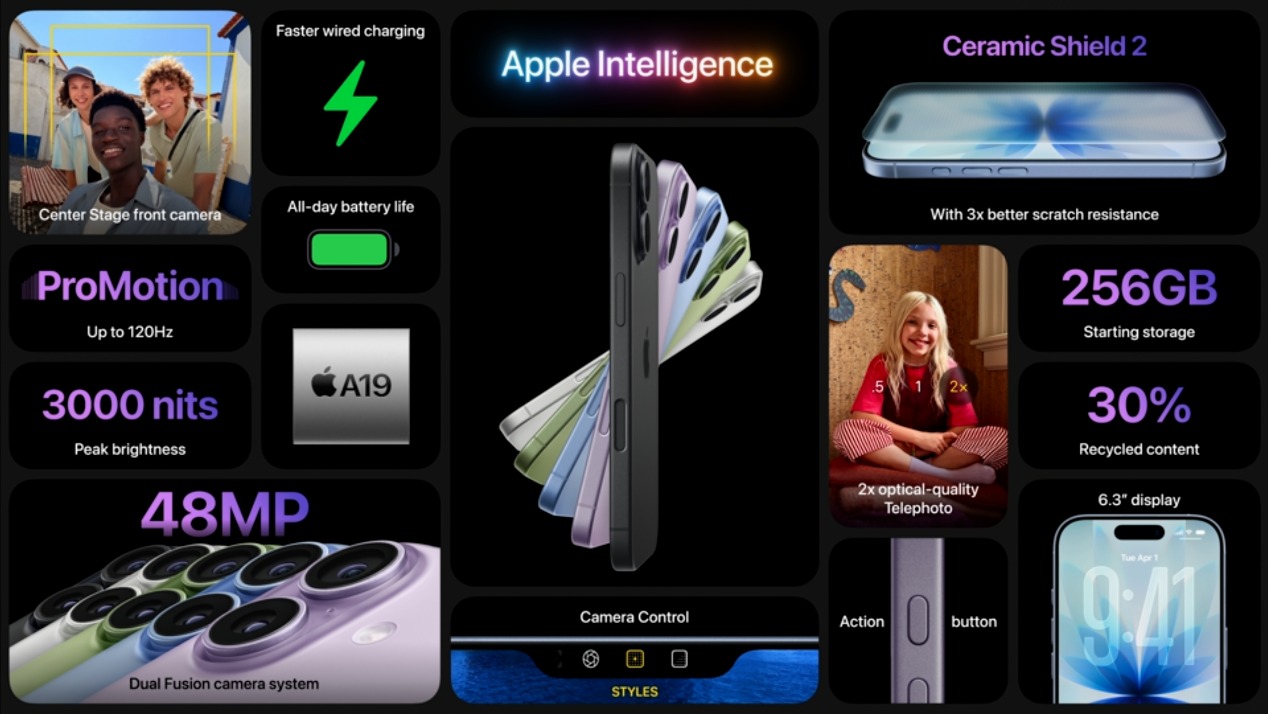苹果秋季新品发布会全览：iPhone Air惊艳亮相+全新外观设计揭晓