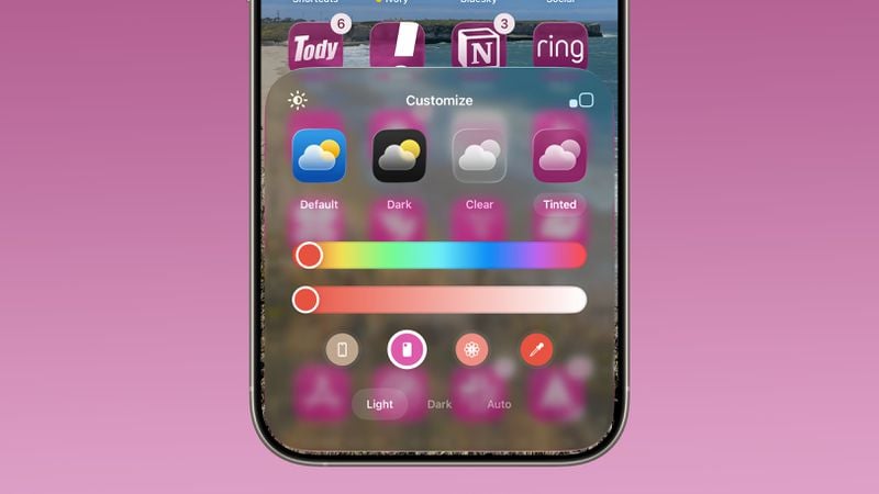 苹果 iOS 26 新增图标变色功能：可自动匹配 iPhone 17 / Pro 系列等手机保护壳颜色，需配合 MagSafe 使用