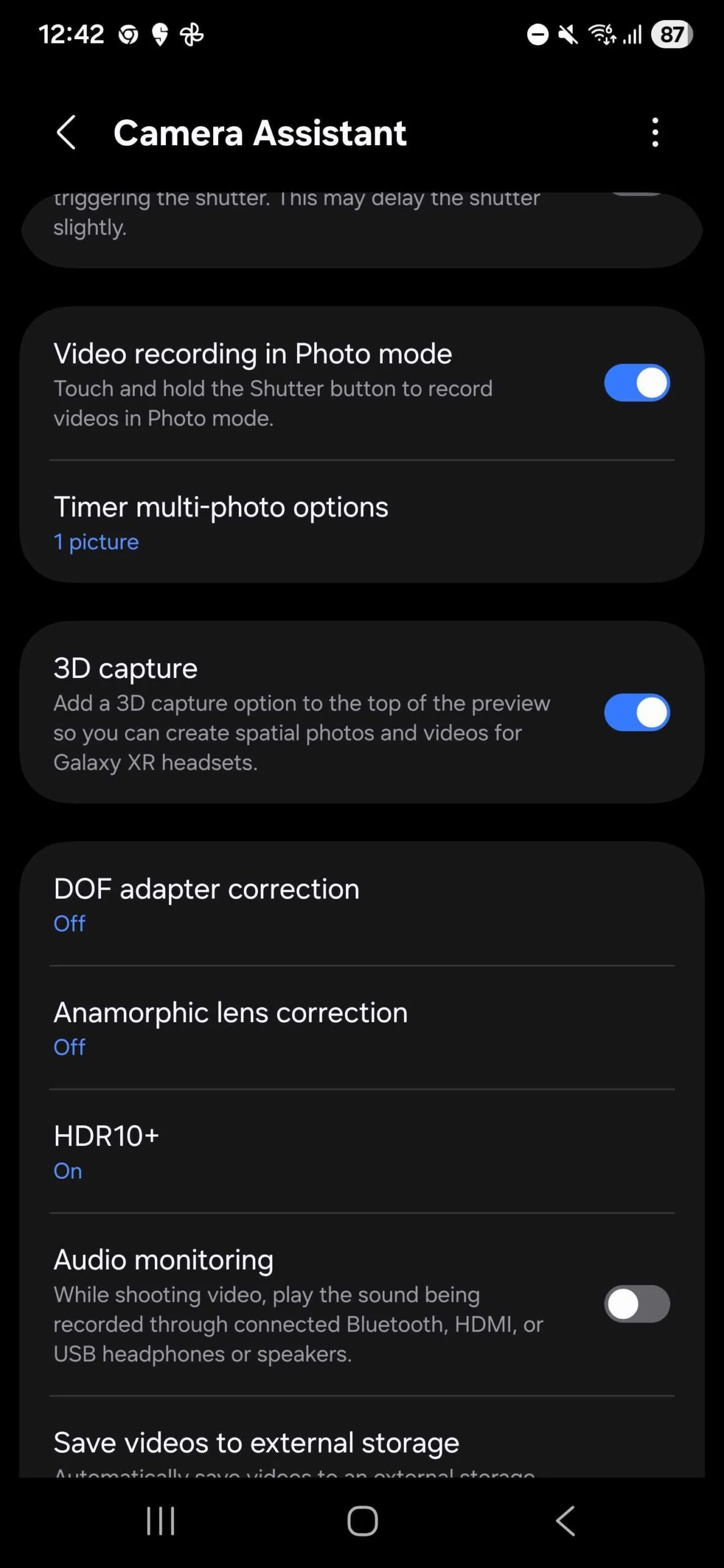 为 Galaxy XR 头显铺路，三星相机助手 App 更新拍摄 3D 空间照片 / 视频开关