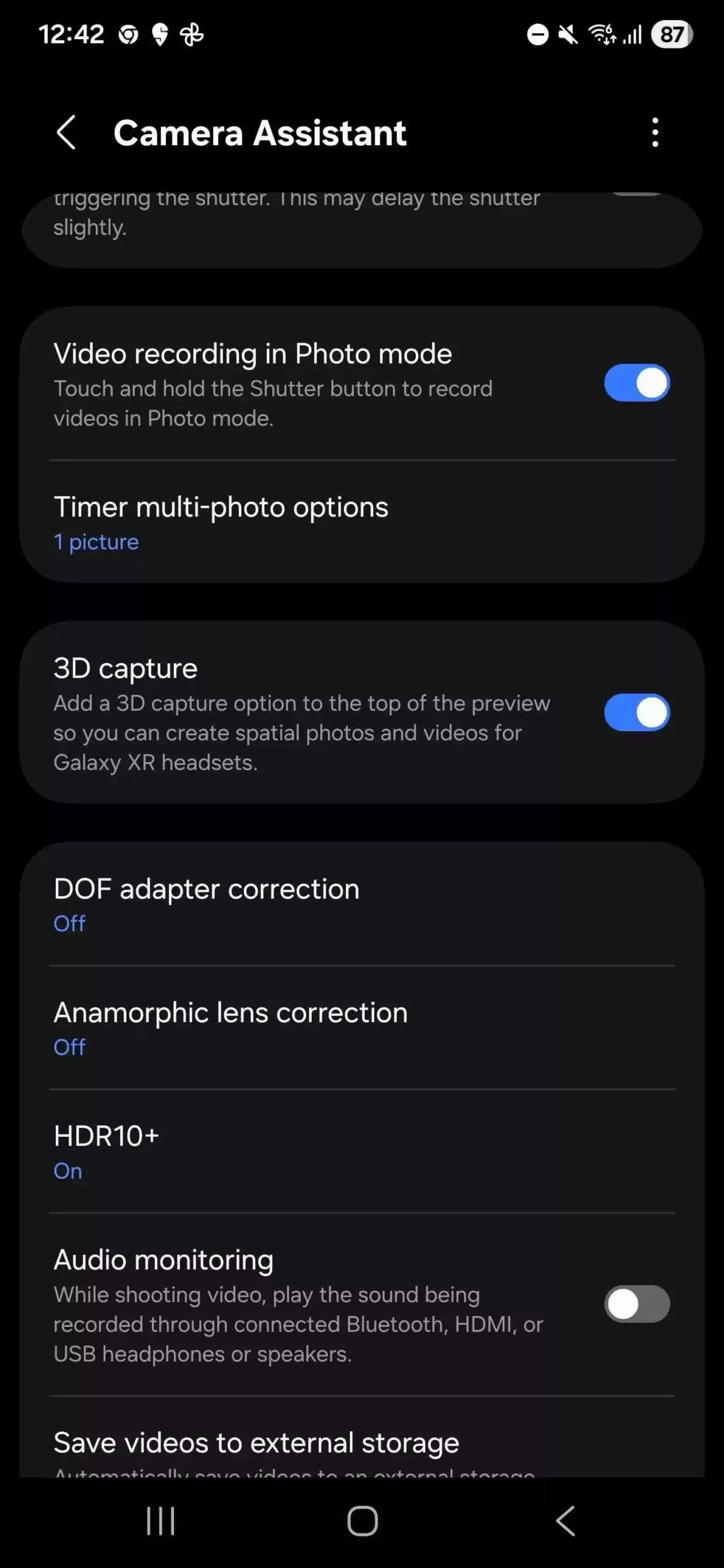 为 Galaxy XR 头显铺路,三星相机助手 App 更新拍摄 3D 空间照片 / 视频开关