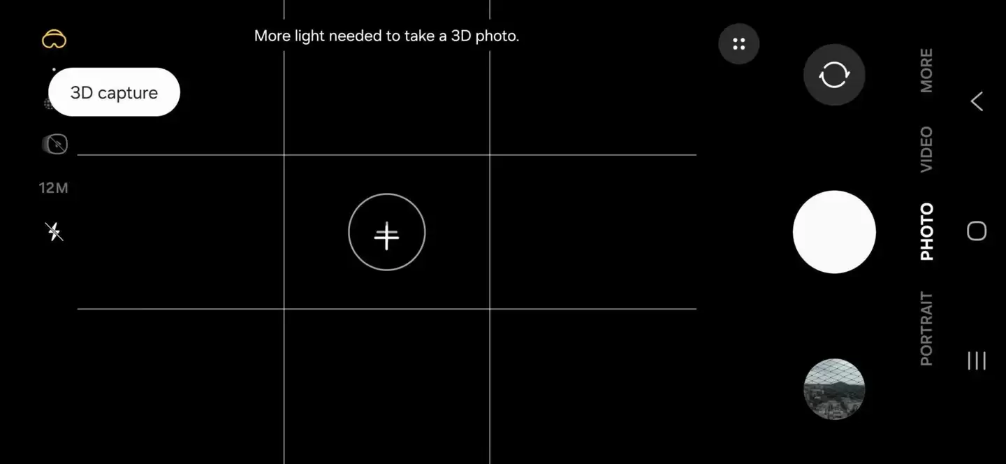 为 Galaxy XR 头显铺路,三星相机助手 App 更新拍摄 3D 空间照片 / 视频开关