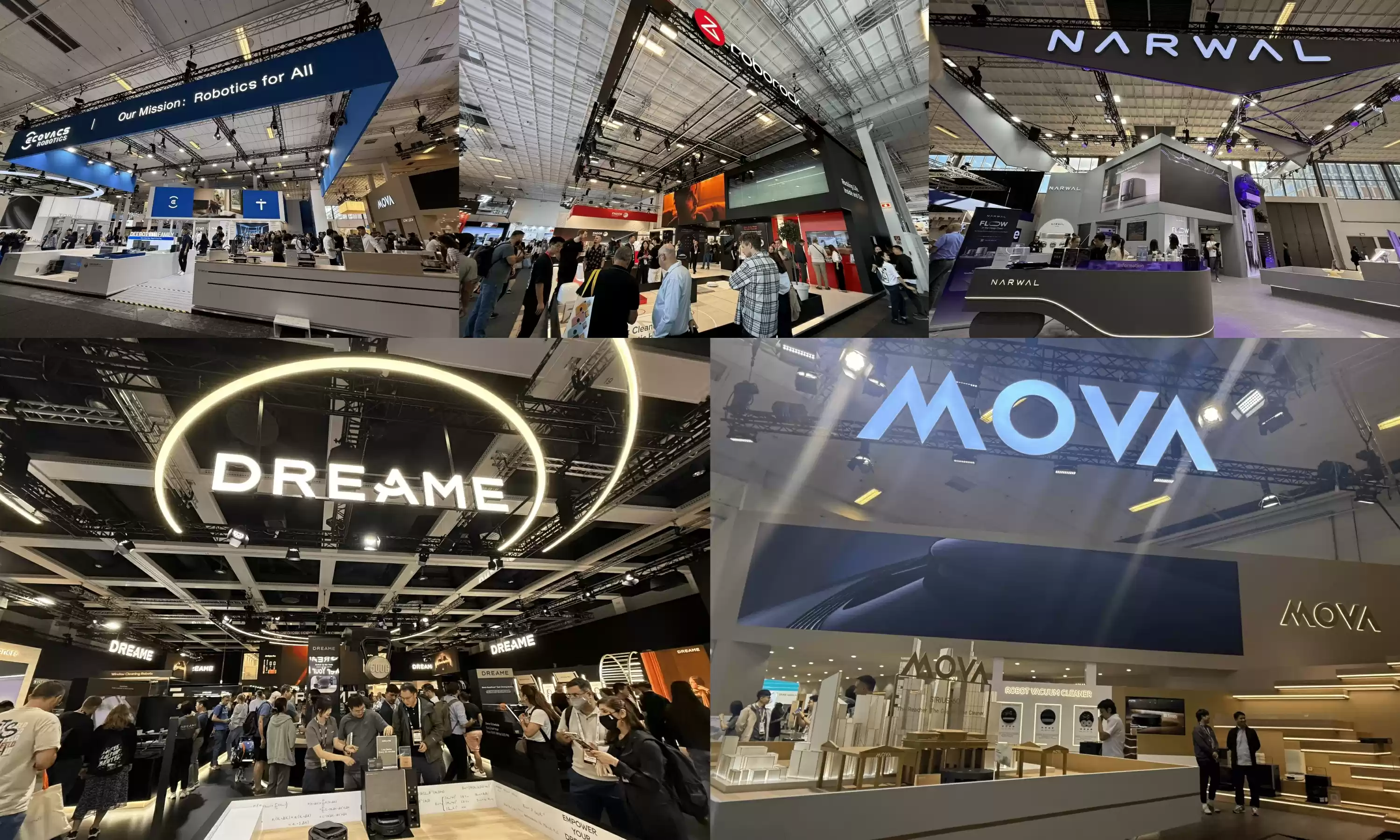 国产智能清洁狂卷IFA 2025：不约而同“割草”，爬楼机器人最吸睛