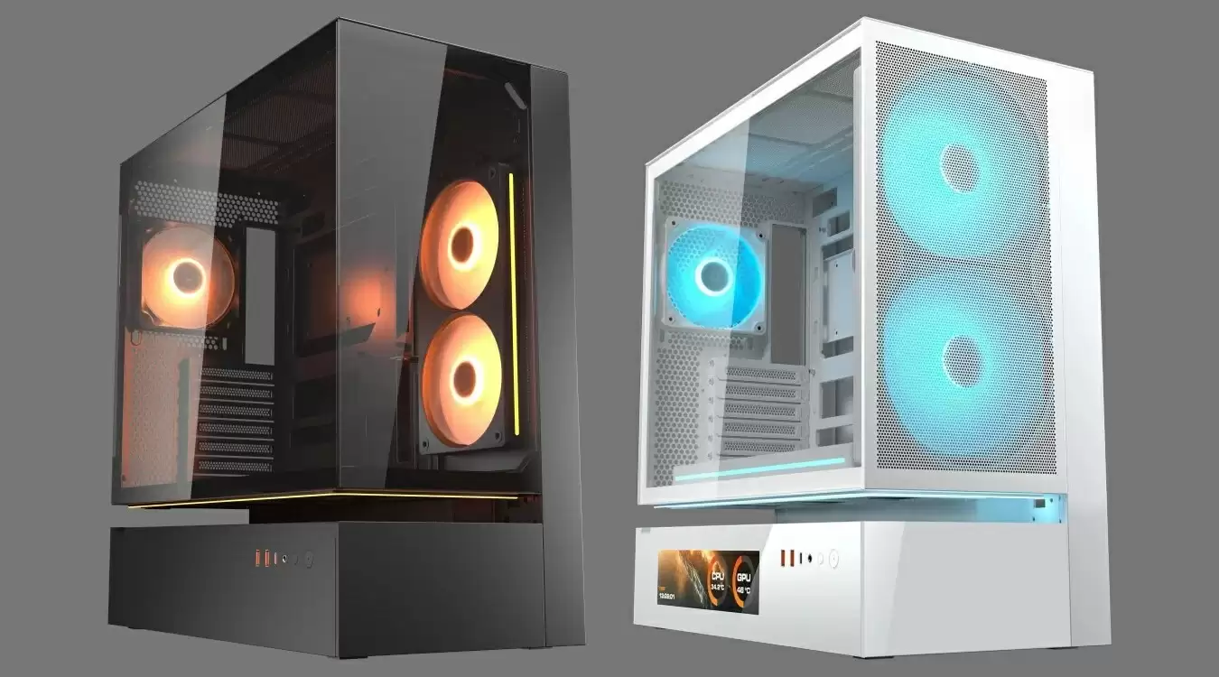 COUGAR 骨伽推出 CFV235 系列机箱：中空悬浮气流架构，强化空气流动