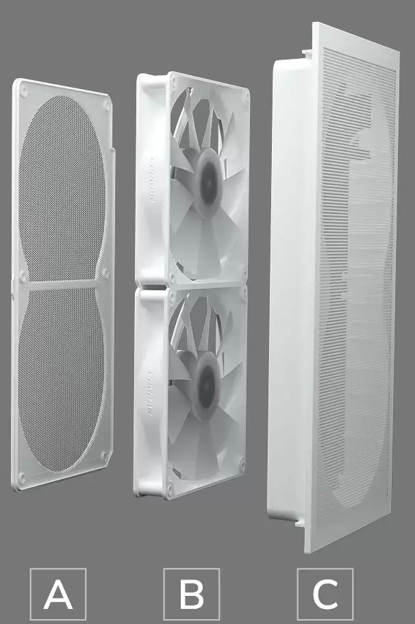 COUGAR 骨伽推出 CFV235 系列机箱：中空悬浮气流架构，强化空气流动