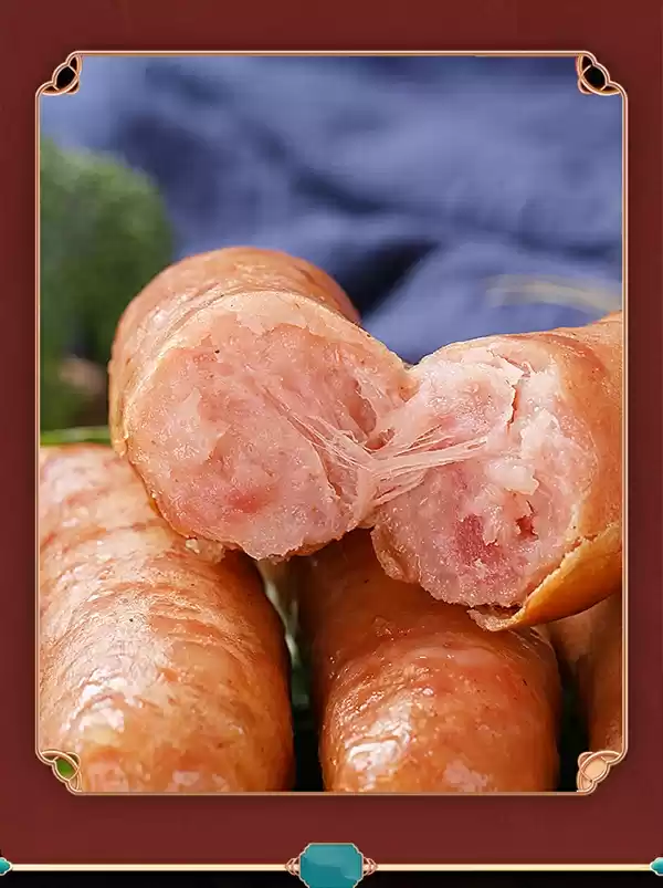 85%肉含量：林饱饱火山石烤肠24.8元40根大促