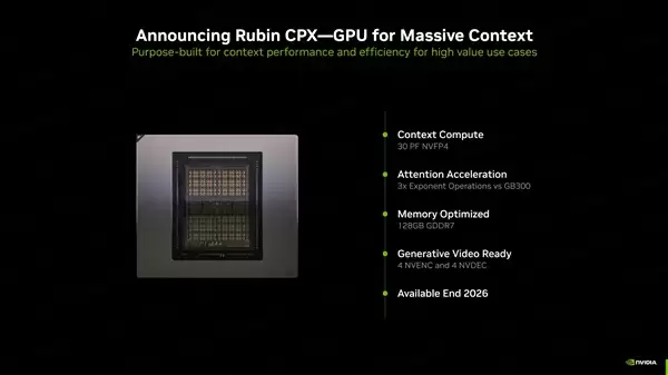 NVIDIA官宣新GPU Rubin CPX!多达128GB显存、推理性能高达百万token