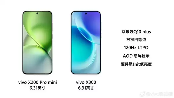 vivo X300小屏旗舰配置曝光：顶级直屏与超声波指纹升级