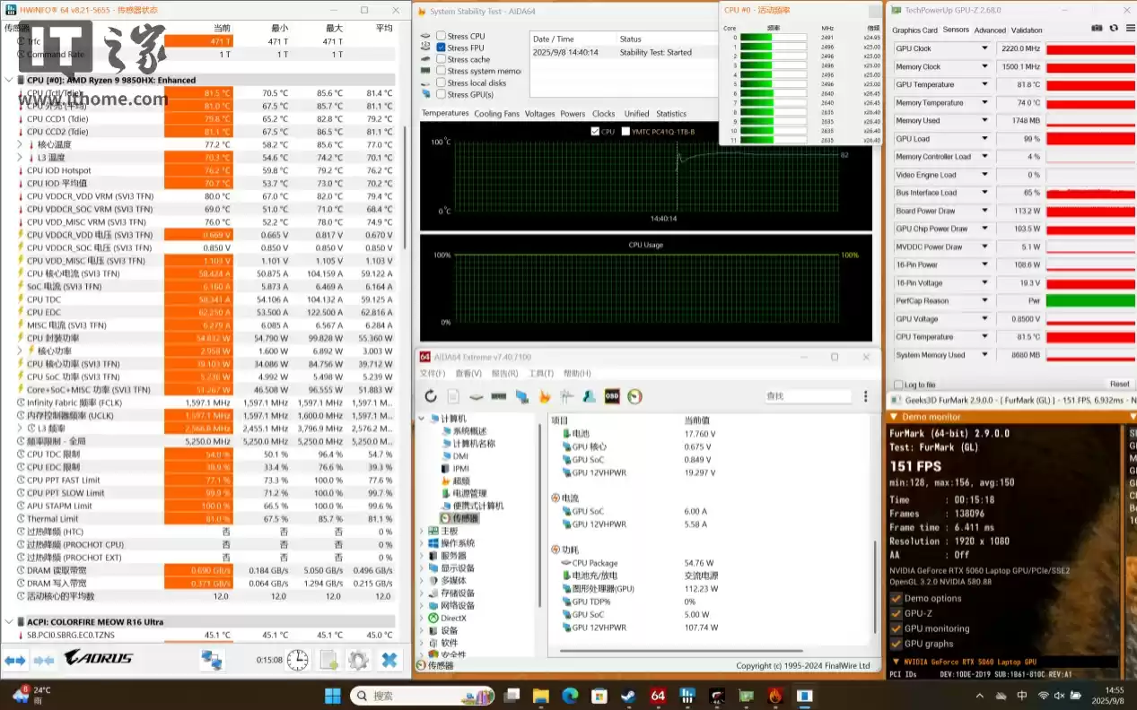 【IT之家评测室】R9 9850HX + RTX 5060，COLORFIRE MEOW R16 萌潮游戏本评测