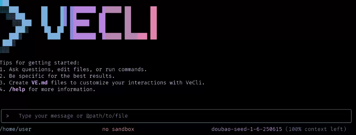 字节跳动火山引擎推出命令行 AI 智能体 veCLI：中文自然语言交互，终端访问豆包大模型