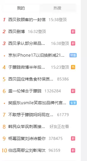 西贝厨师长承认部分菜品存在隔夜 “煮好的羊排赏味期是三餐” 隔夜不会影响出餐品质