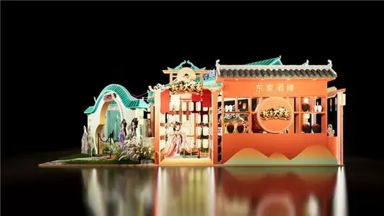 益世界展台示意图(以现场实景为准)