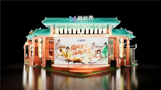 益世界展台示意图(以现场实景为准)