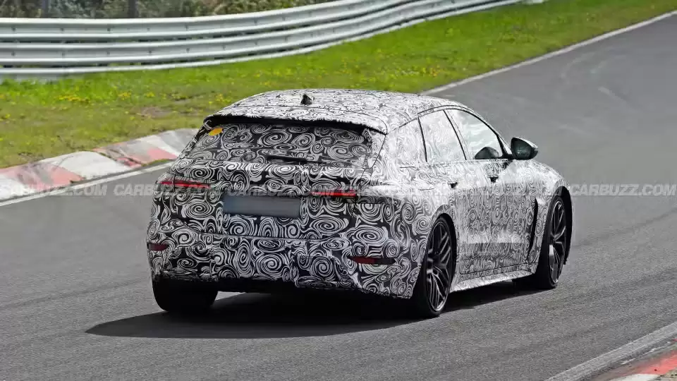 被传“夭折”的奥迪 RS6 e-tron Avant 旅行车原型现身纽北