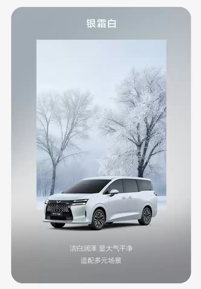 五菱星光 730 全新 MPV 车色公布：7 座布局，三种动力系统