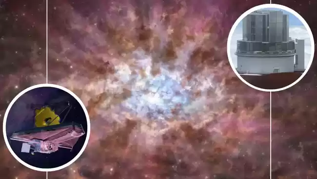 韦布 + 昴星望远镜:科学家首次在“宇宙黎明”发现隐入尘埃的超大质量黑洞类星体