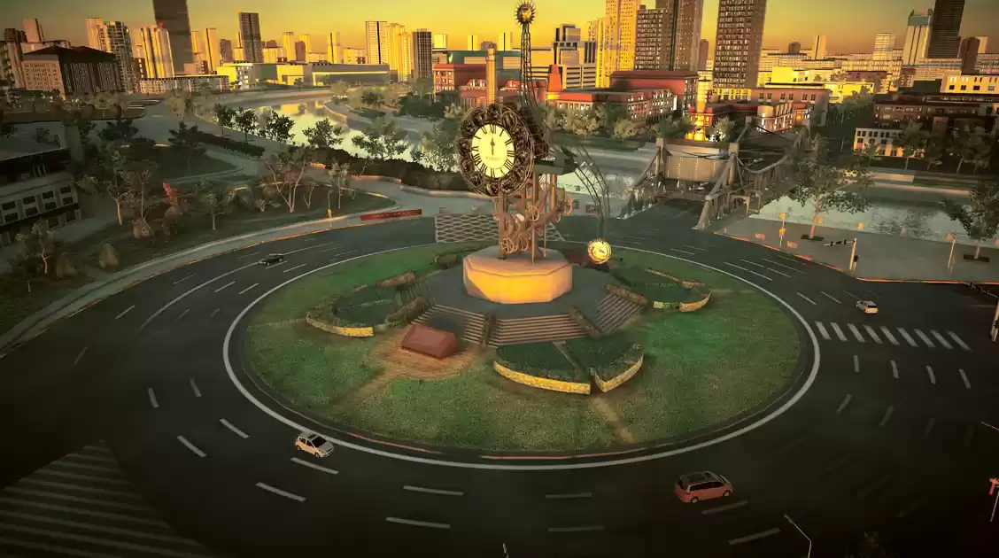 以天津为原型城市，国产开放世界驾驶游戏《全速以赴》先行预告片发布