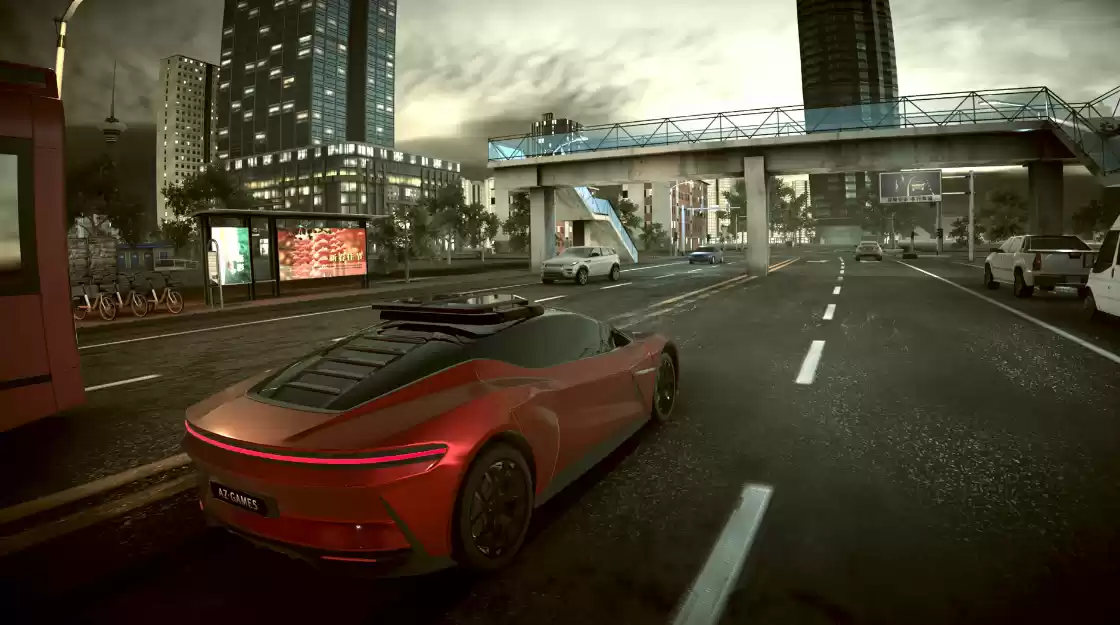 以天津为原型城市，国产开放世界驾驶游戏《全速以赴》先行预告片发布