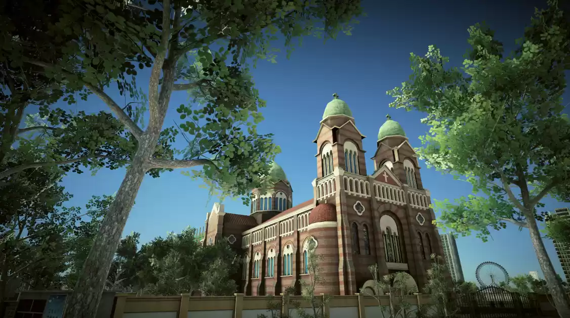 以天津为原型城市，国产开放世界驾驶游戏《全速以赴》先行预告片发布