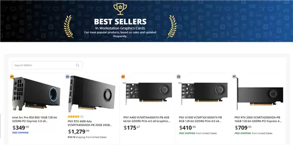 上市十天：Intel锐炫Pro B50火速登顶畅销榜首！16GB大显存2999元