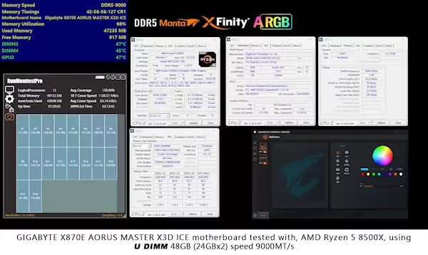 全何发布全球首款自带OLED屏幕的内存！开机就显示6大参数
