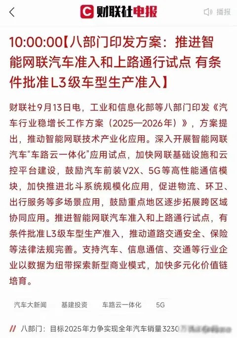 国家推动汽车消费升级，2025年新车销售目标3230万辆