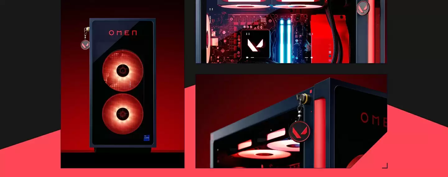 惠普推出《无畏契约》限量版暗影精灵 OMEN 35L 台式整机，游戏主题外观设计