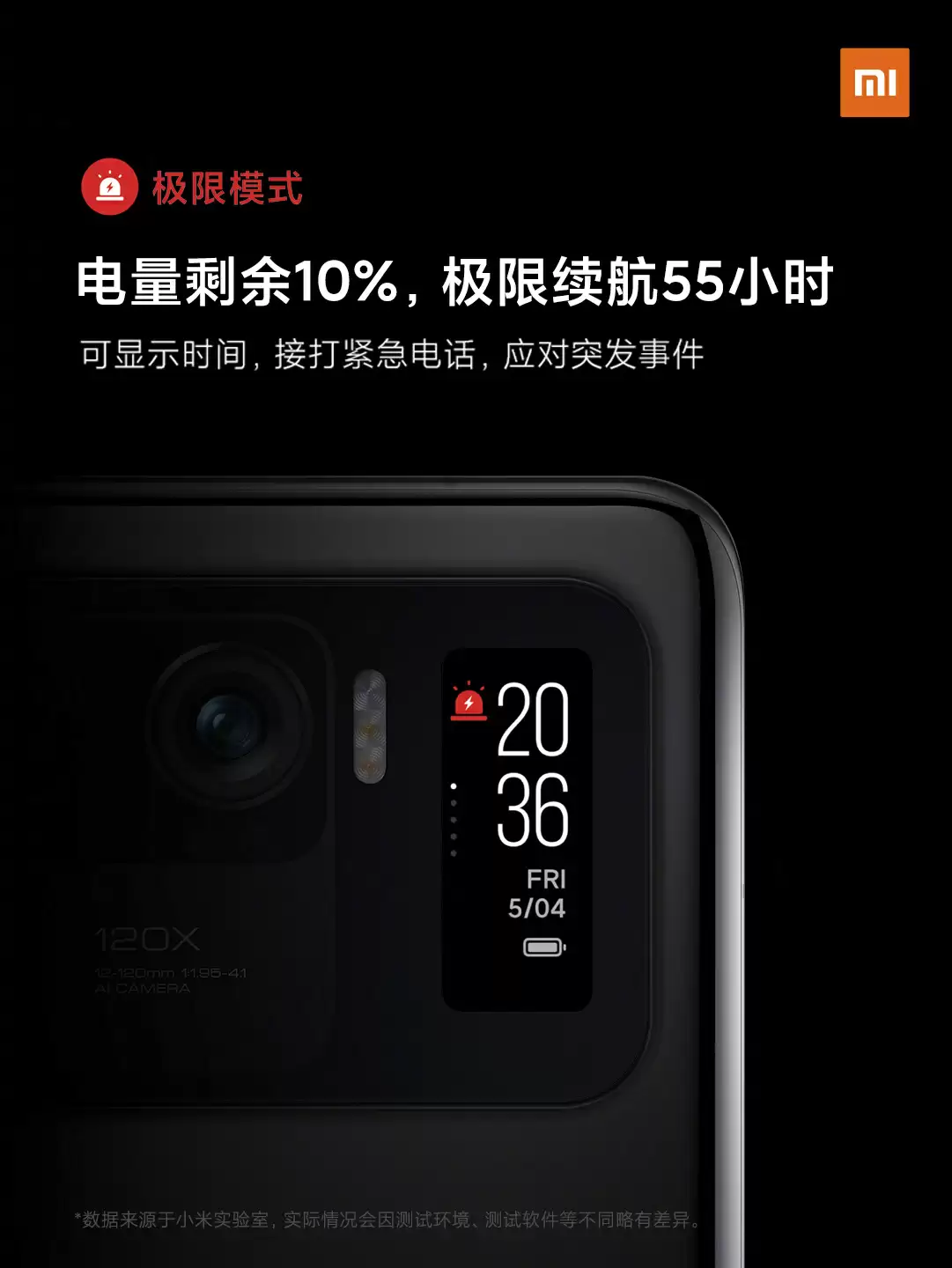 小米手机官博头像意外泄露新机背屏,预计为 17 Pro 系列