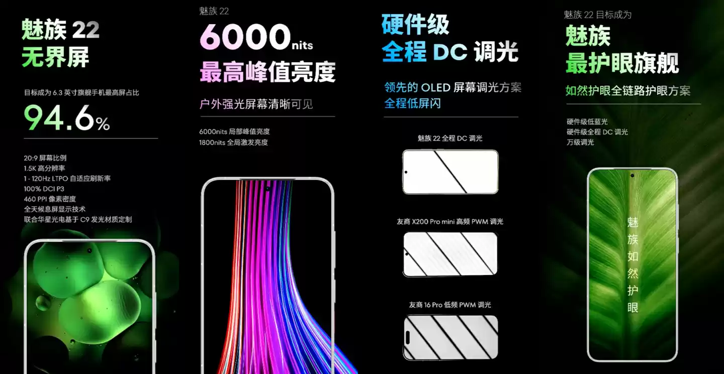 2999 元起魅族 22 手机发布：四等边“独白”边框 1.5K 120Hz、50MP 四摄、第四代骁龙 8s