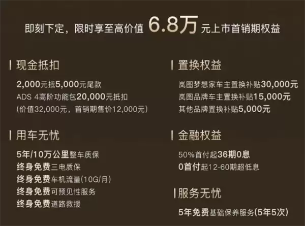 插混MPV用上800V!新款岚图梦想家上市:32.99万起