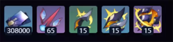 长夜月突破材料图示