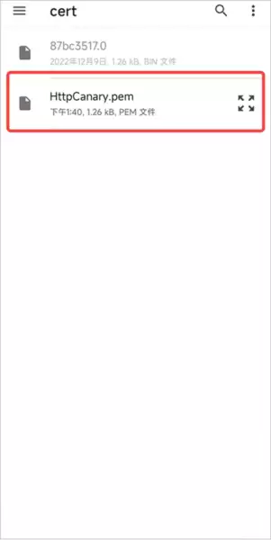 《小黄鸟抓包》ca证书按照教程