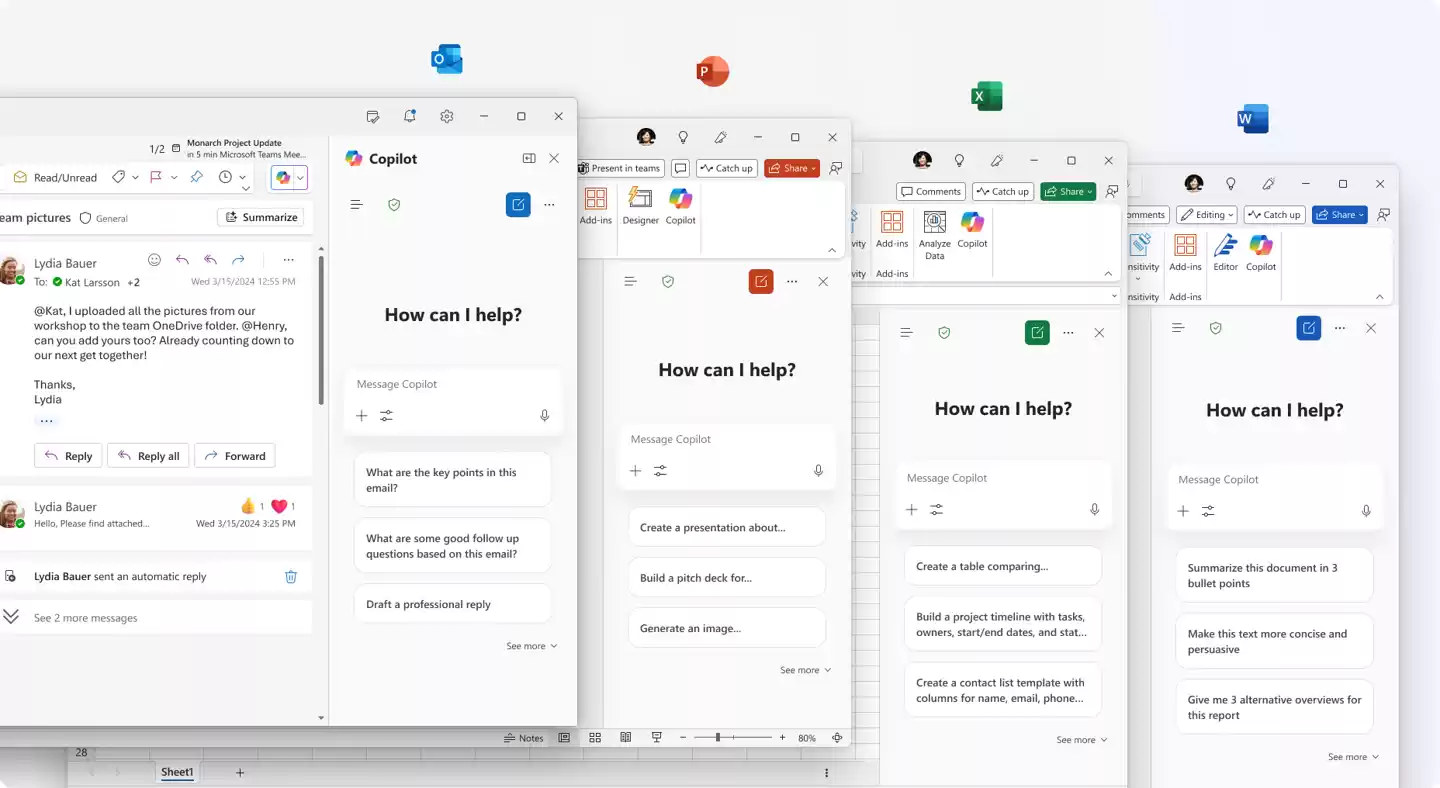 微软办公套件深度集成Copilot