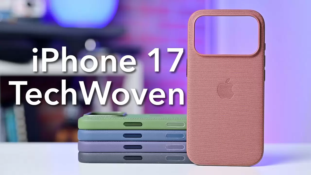 苹果 iPhone 17 系列、iPhone Air 手机壳全上手：科技织物 TechWoven 领衔