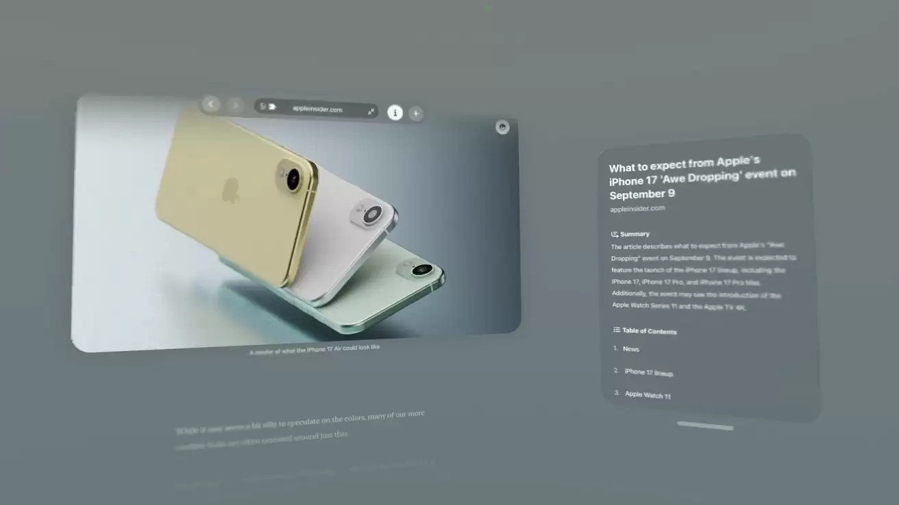 Safari空间浏览展示